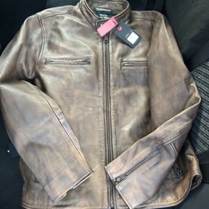 Lucky Brand Vintage Leather Jacket